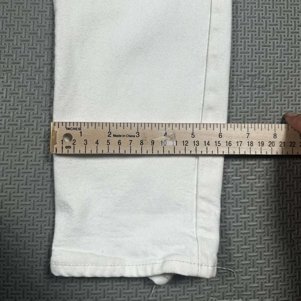 Todd Snyder Jeans Mens 30x29 White Selvedge Denim Distressed Button Fly Japan